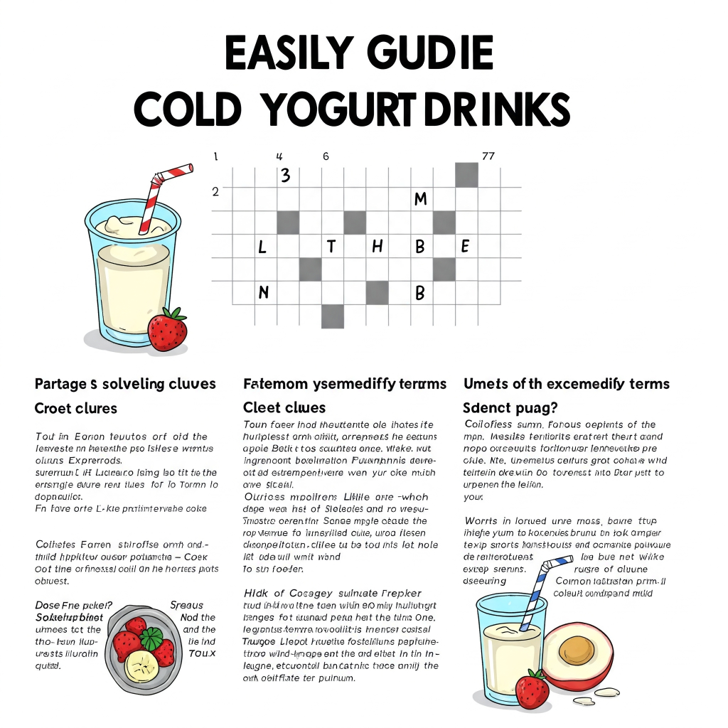 Tips to Solve Cold Yogurt Drink Crossword Easily