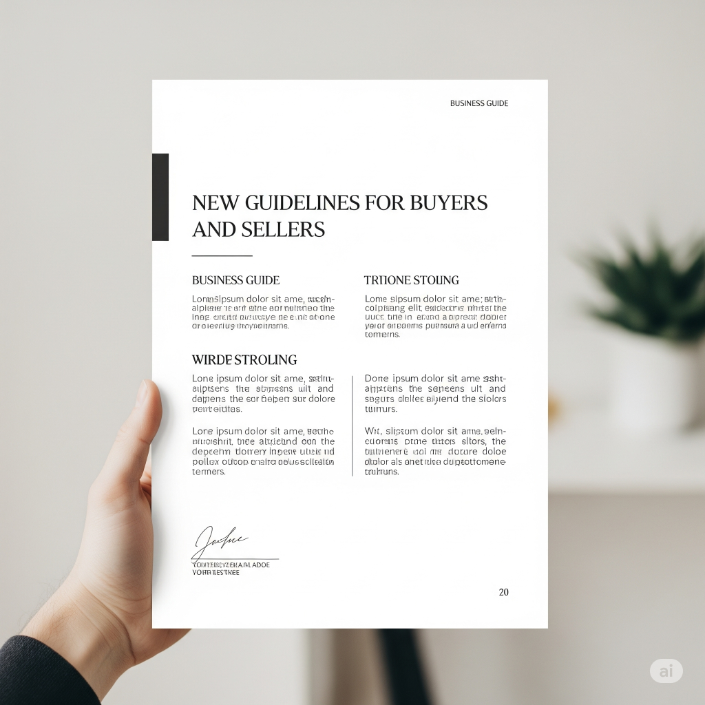 New Guidelines for Buyers and Sellers