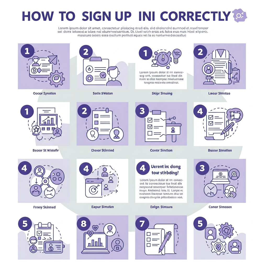 How to Sign Up Correctly